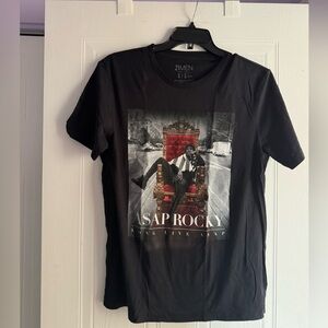 ASAP Rocky Black T-Shirt in size Large